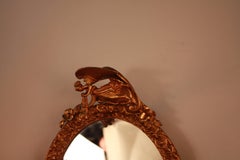 Pair of Gilded Bronze Mirror Wall Sconces