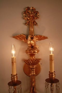 Pair of Giltwood Wall Sconces