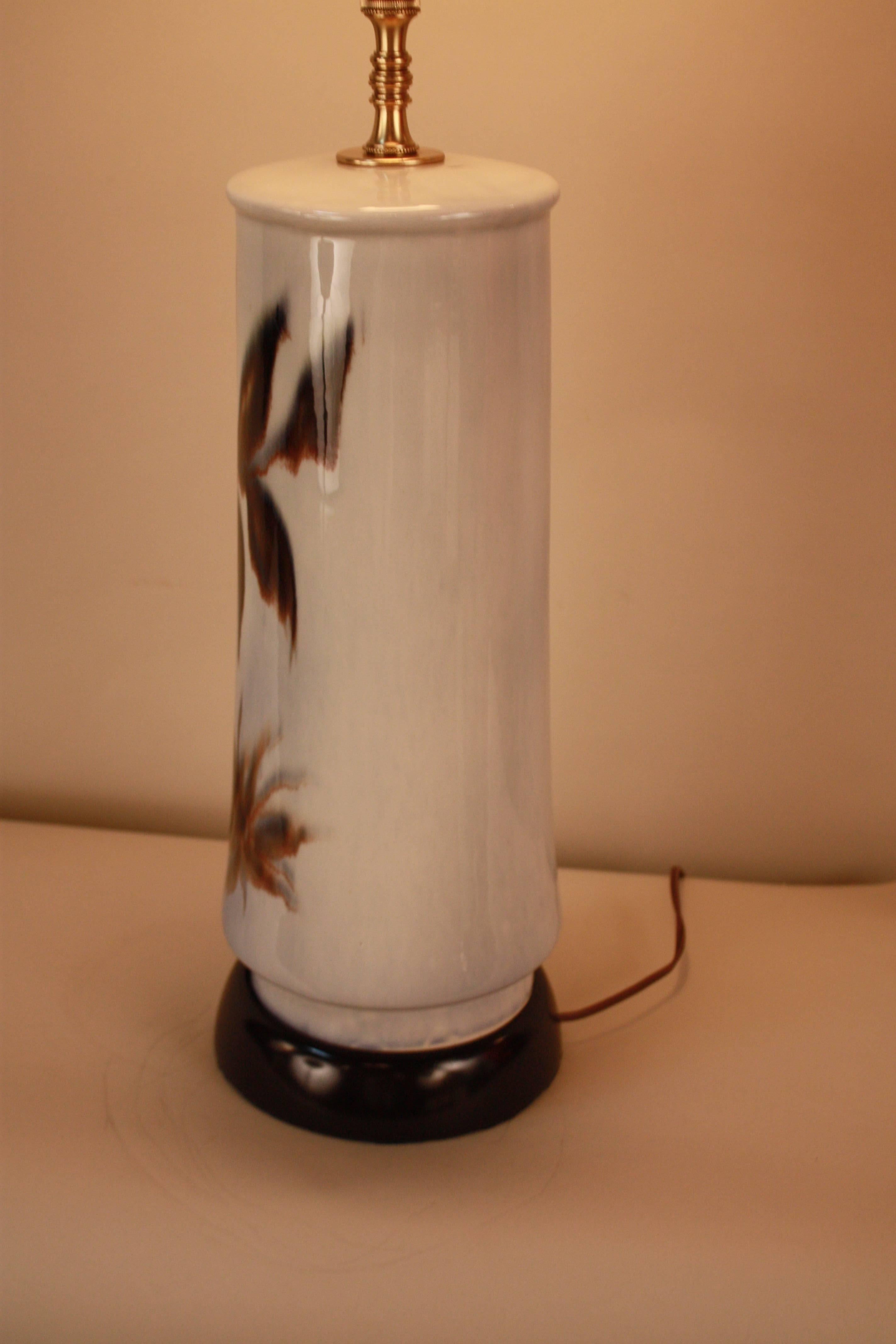 Mid-20th Century American Midcentury Pottery Table Lamp - 1