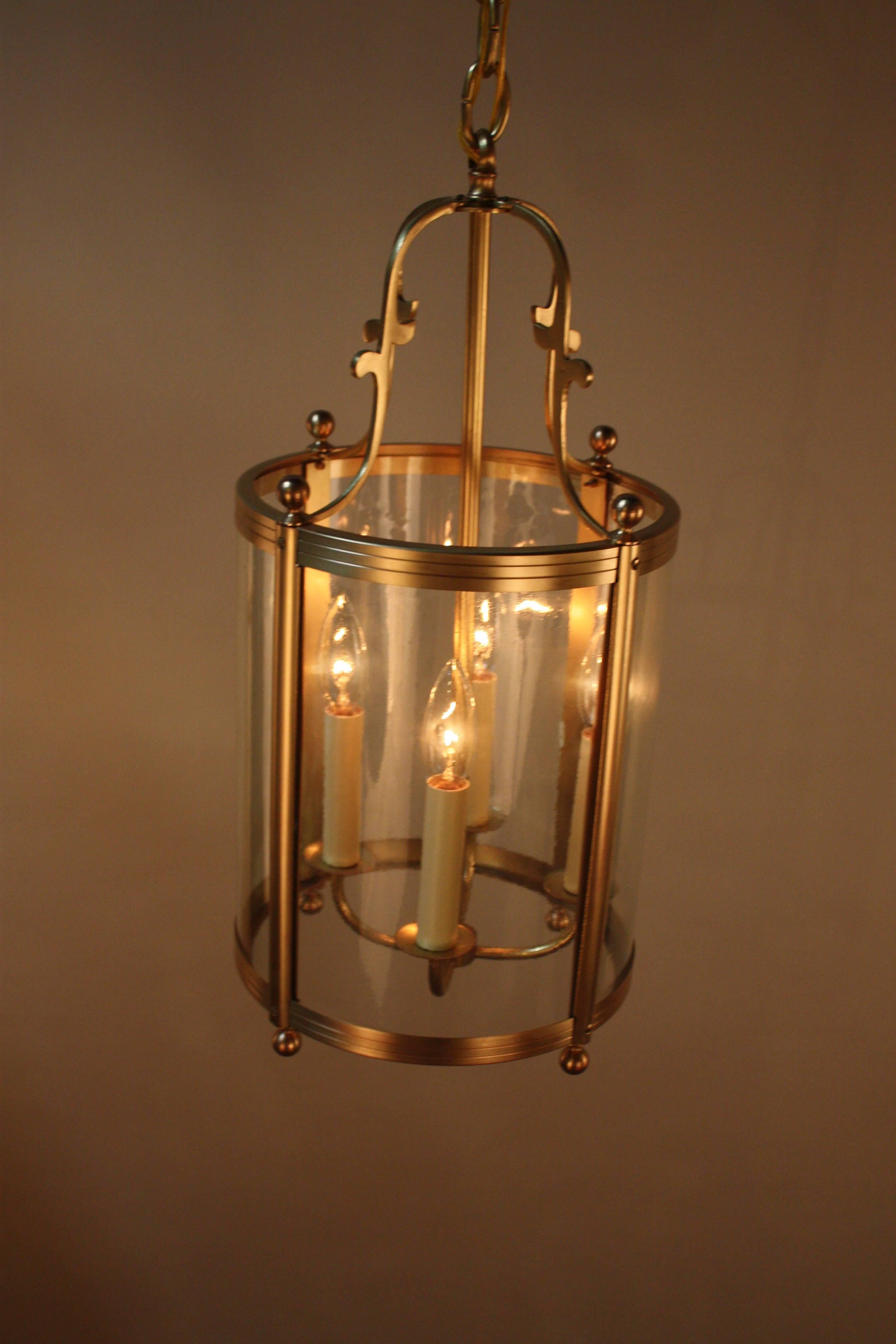 French 1920s Bronze Lantern 2