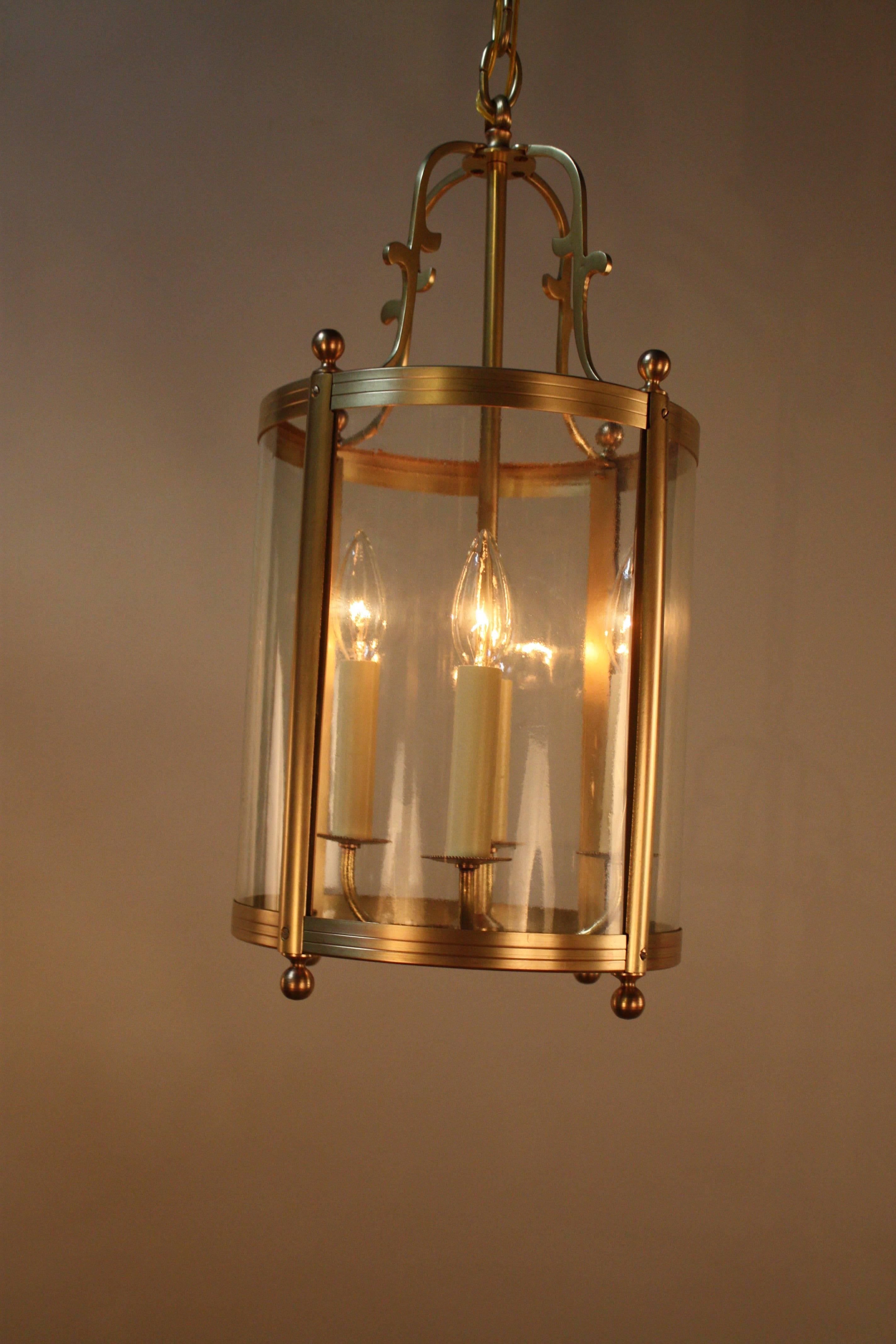 French 1920s Bronze Lantern 4