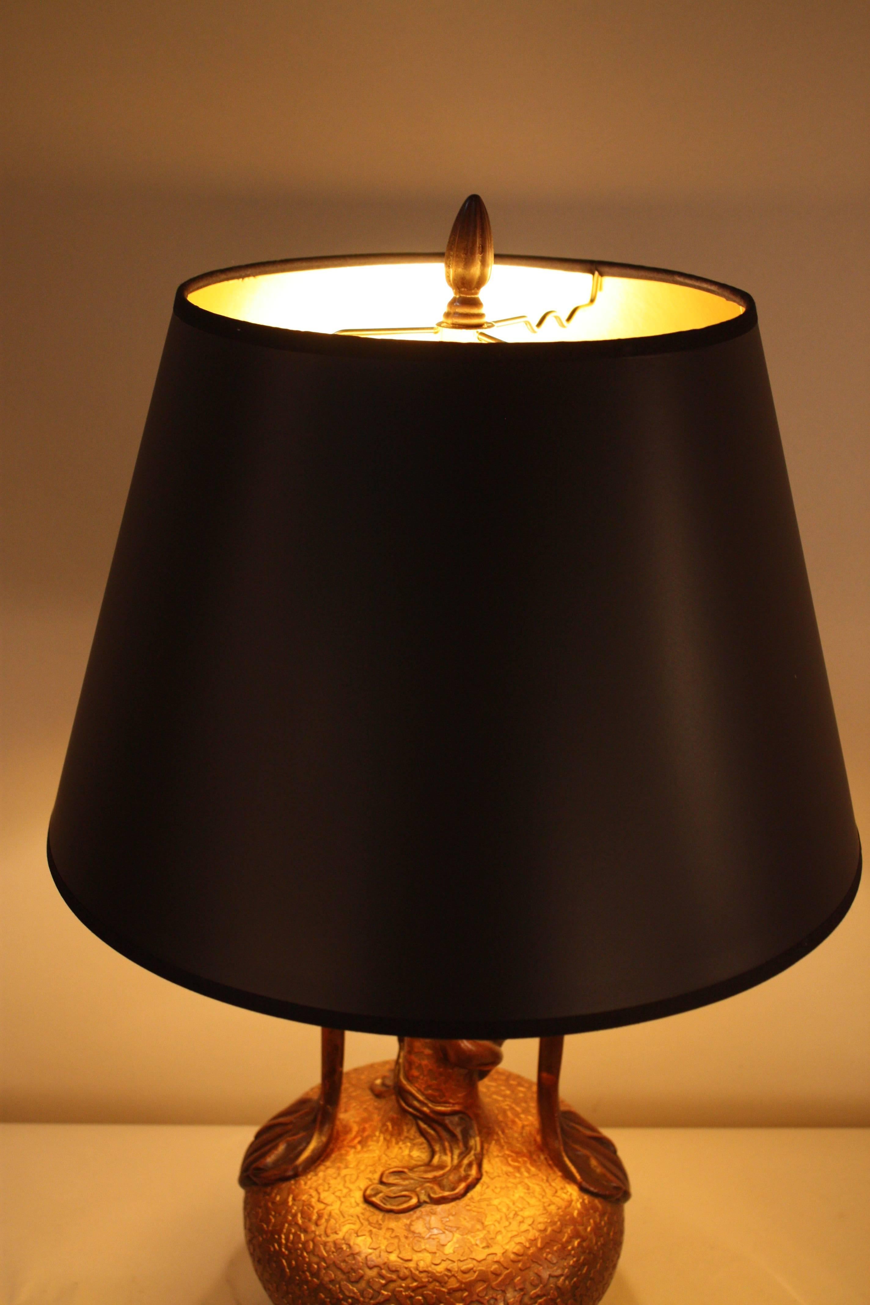 American Art Nouveau Style Table Lamp 4