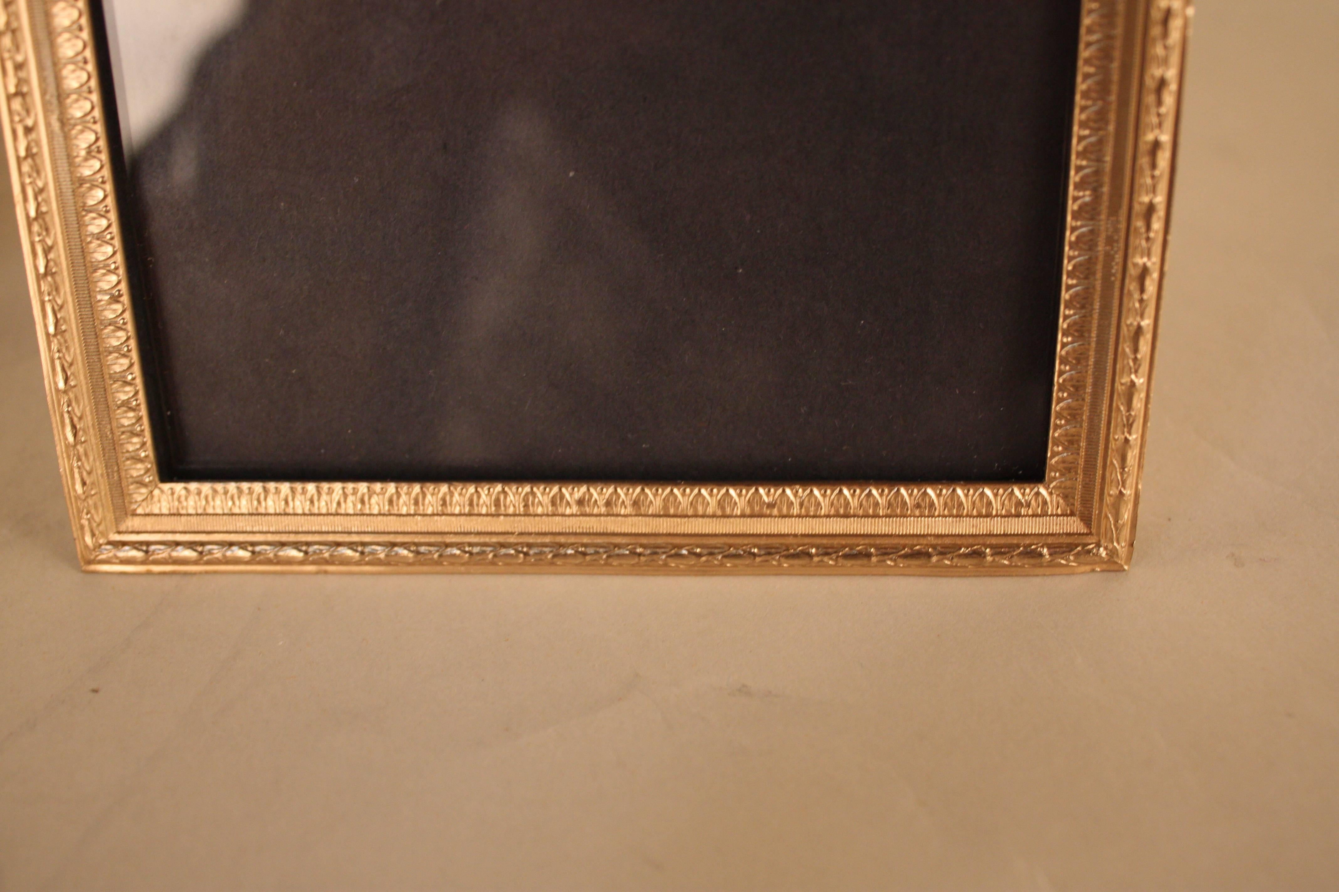 Pair of French Dore Bronze Photo Frames 4