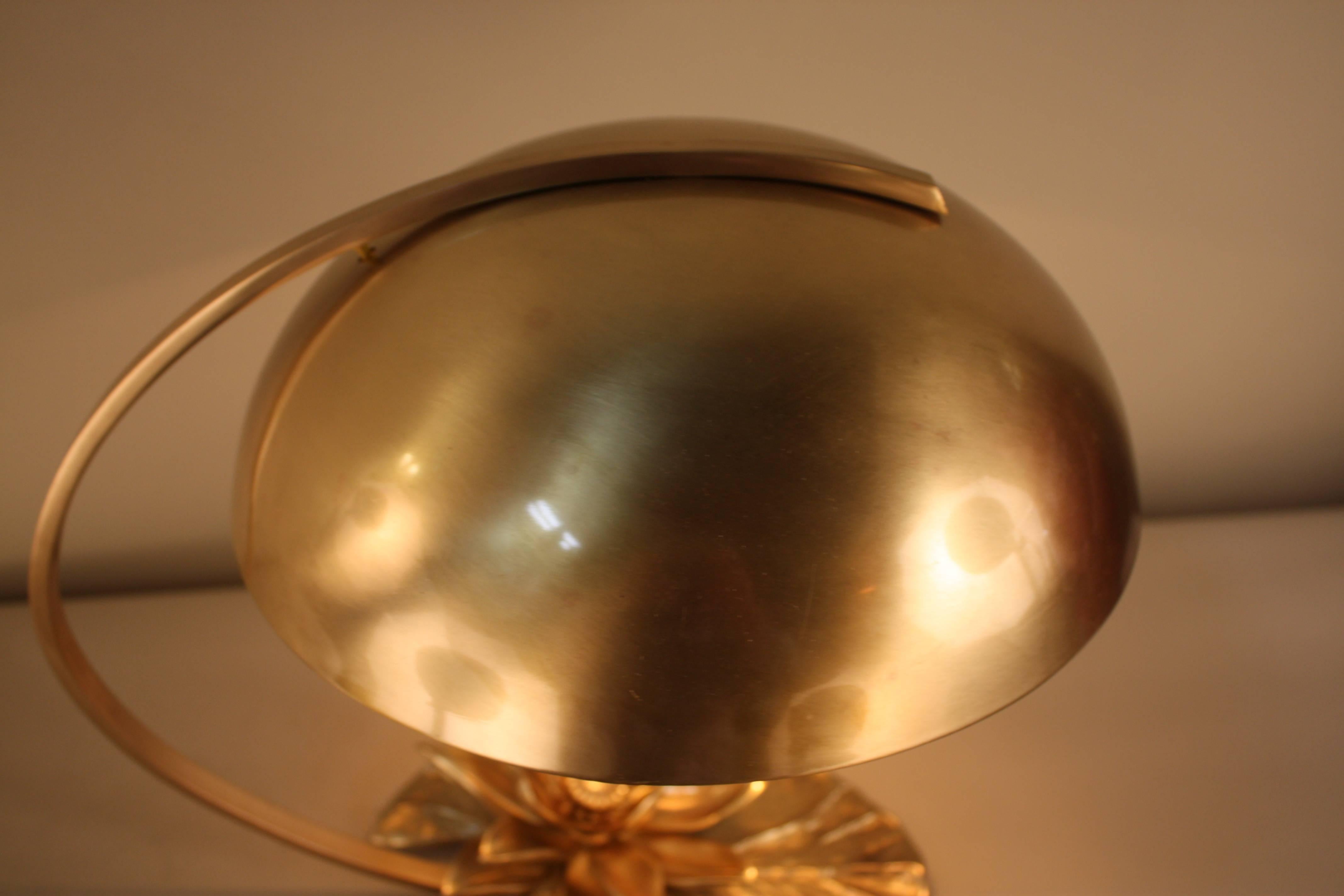 Maison Charles Water Lily Bronze Desk Lamp 2