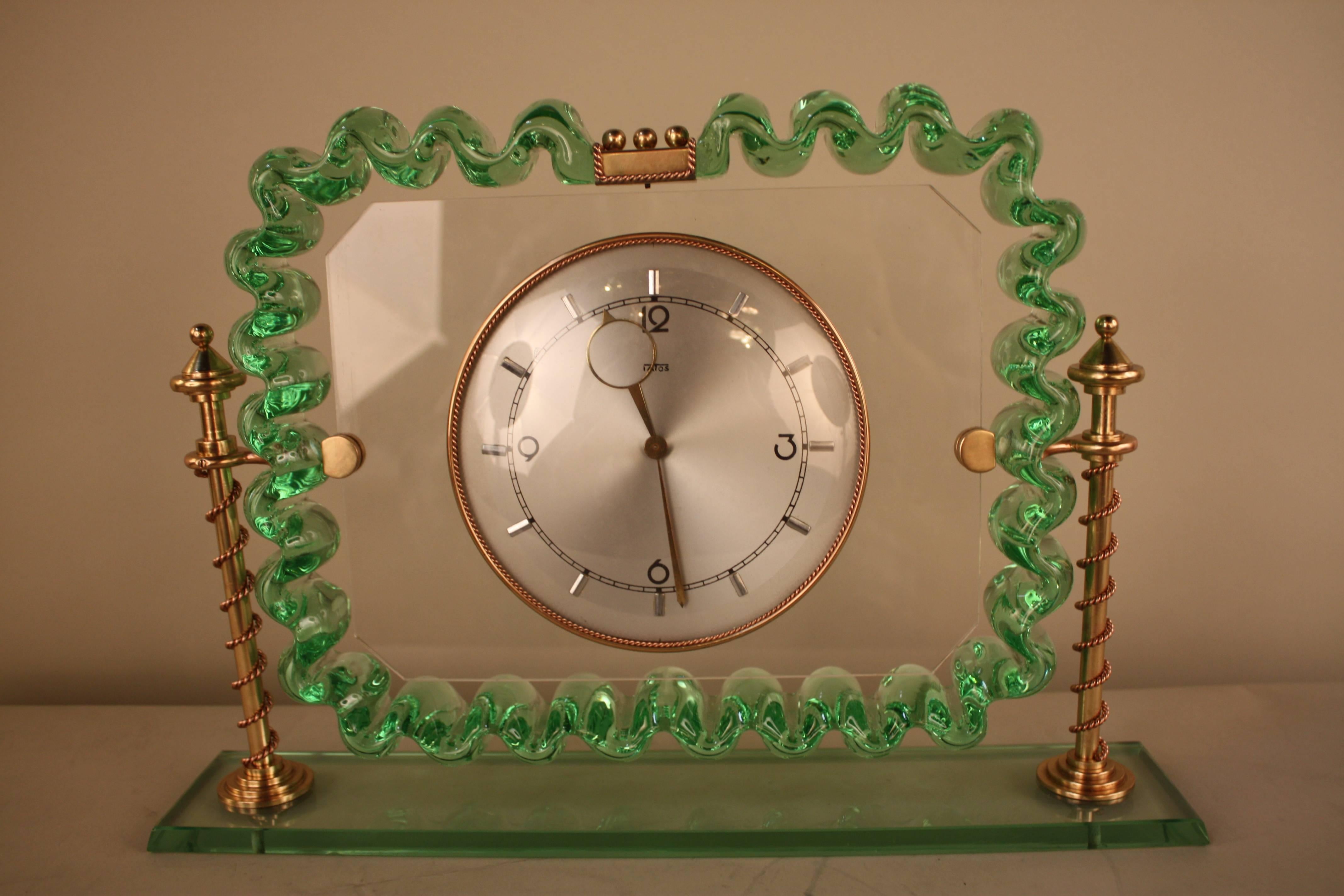Bronze Venini, Orologio Iatos Glass Clock