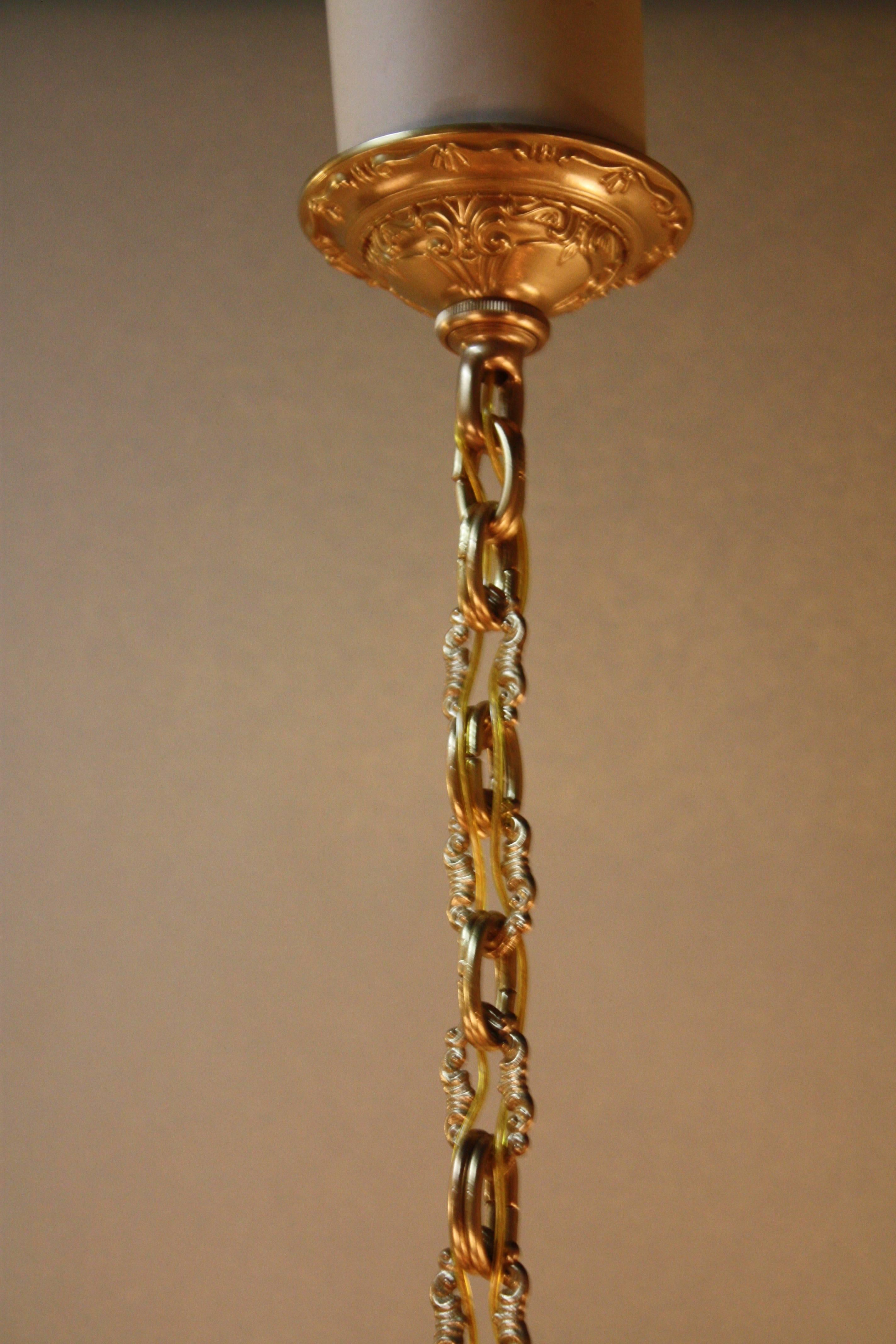19th Century French Crystal and Bronze Chandelier by Baccarat 7