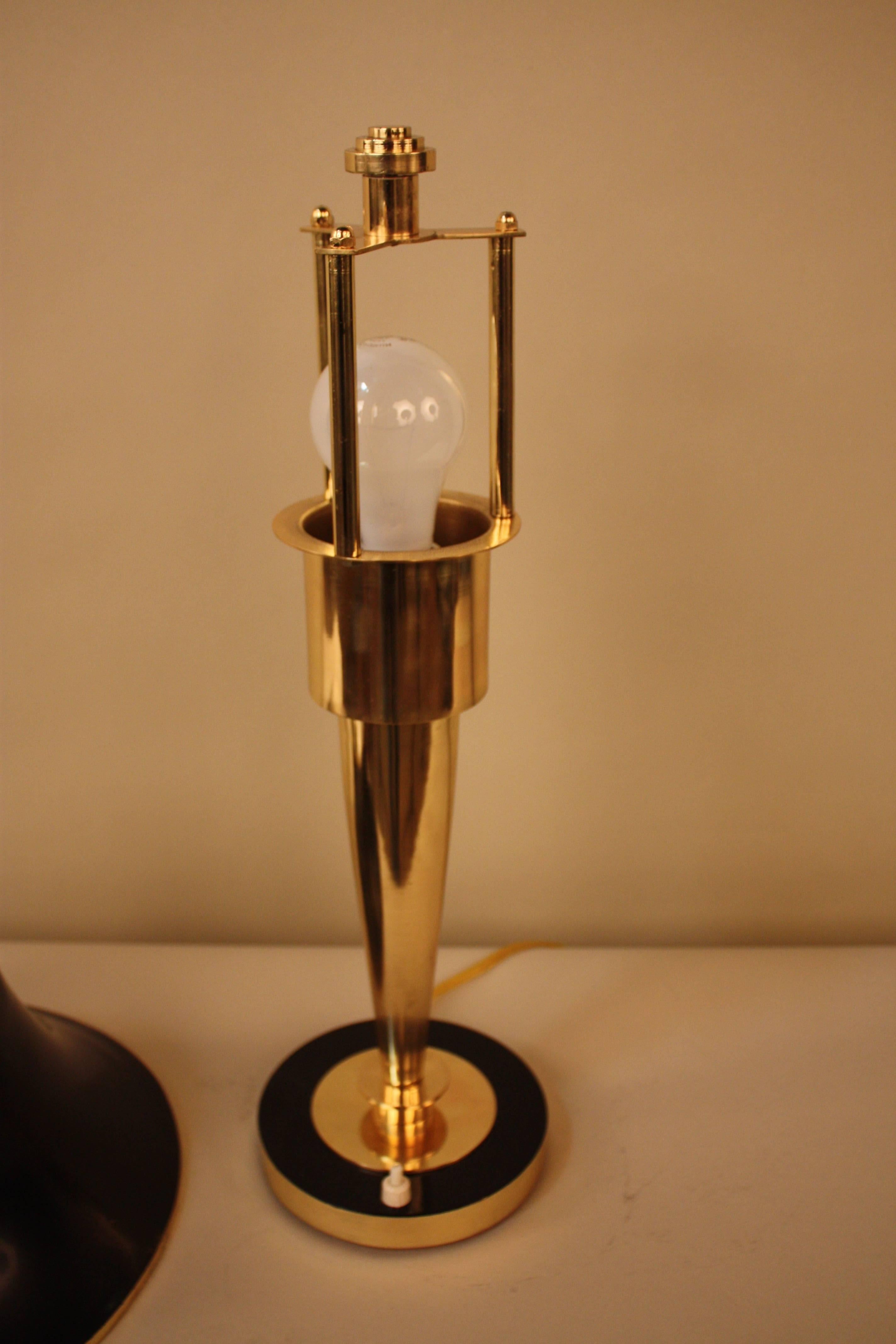 Mid-20th Century French 1930s Bronze Desk Lamp