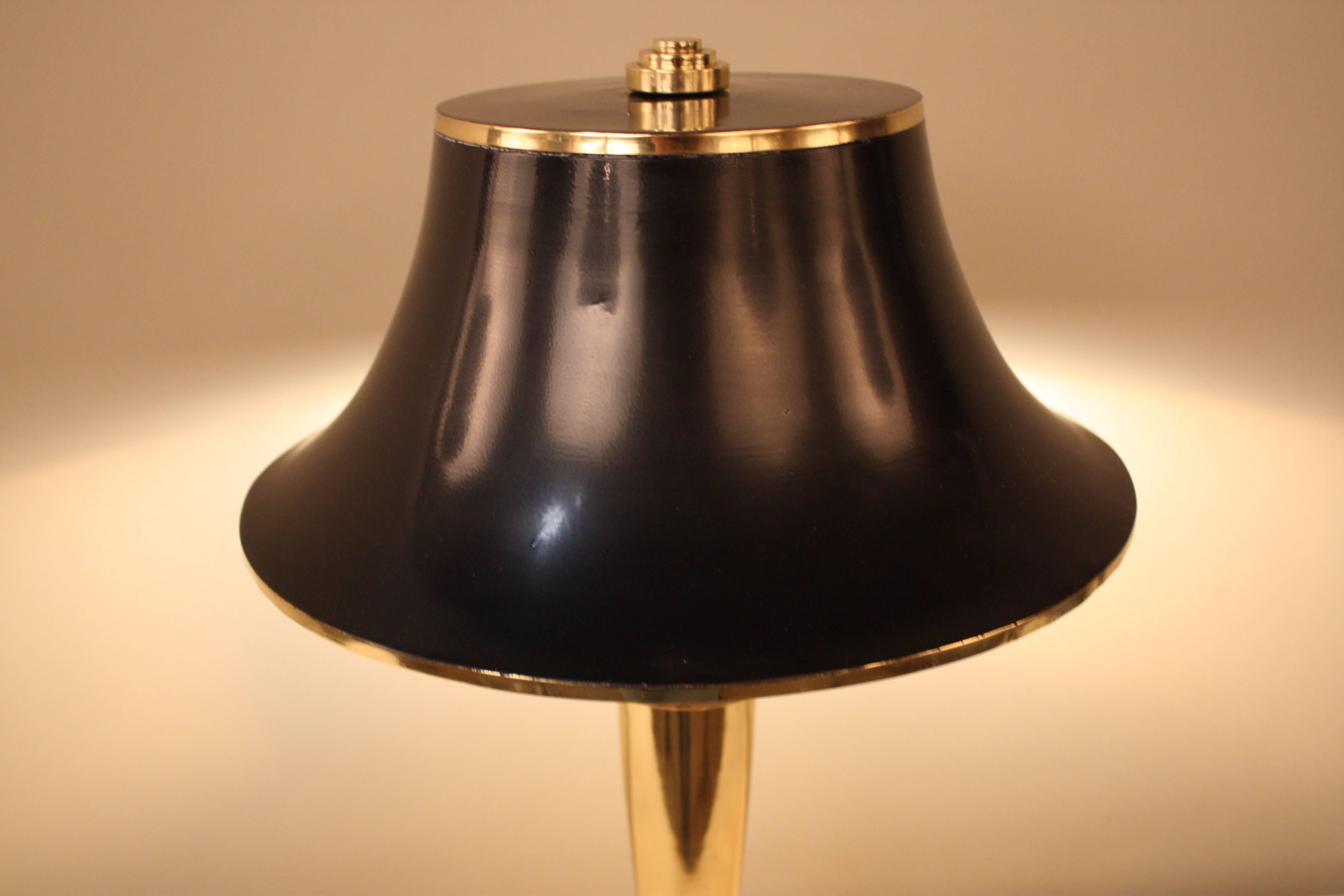 Art Deco French 1930s Bronze Desk Lamp