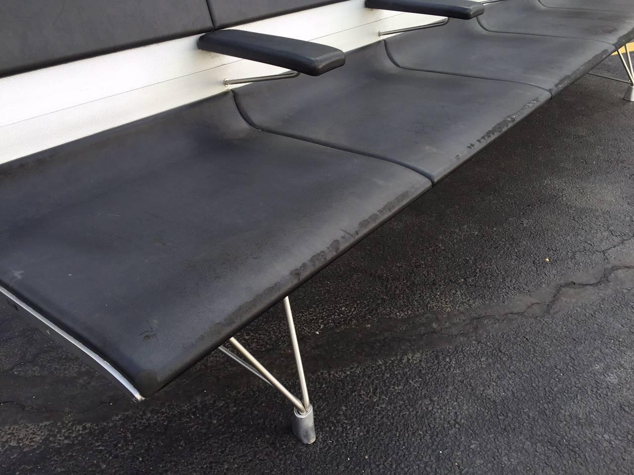 Aluminum Bench by Lievore, Altherr and Molina for Aero Sellex 