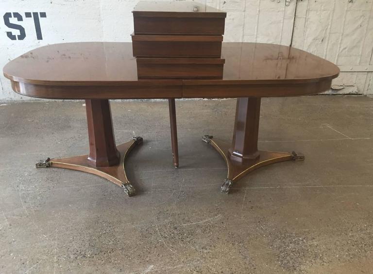Large Dining Room Table by Baker For Sale at 1stdibs