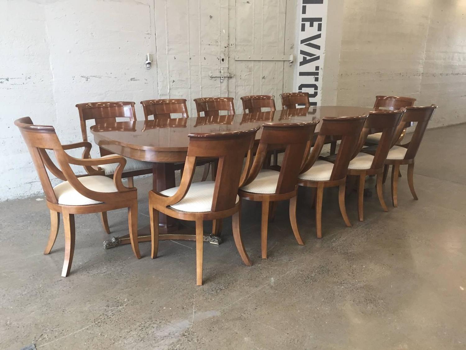 Large Dining Room Table by Baker For Sale at 1stdibs
