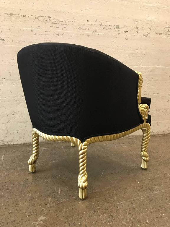 Pair of Rope and Tassel Chairs For Sale at 1stdibs