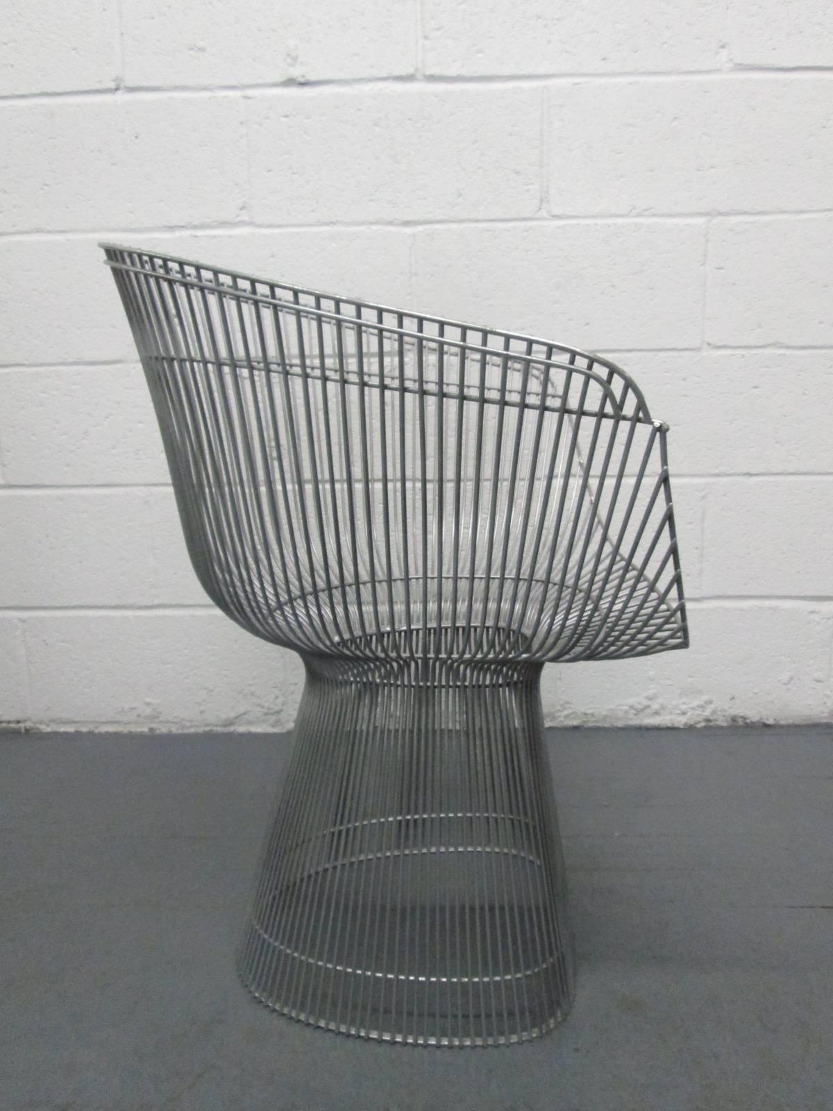Six Warren Platner Dining Chairs for Knoll In Good Condition In New York, NY