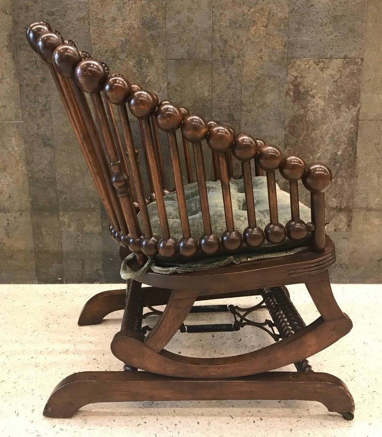 Hunzinger Lollipop Platform Rocking Chair For Sale at 1stdibs