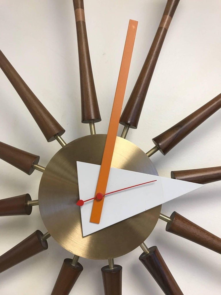 Nelson Spindle Clock at 1stDibs