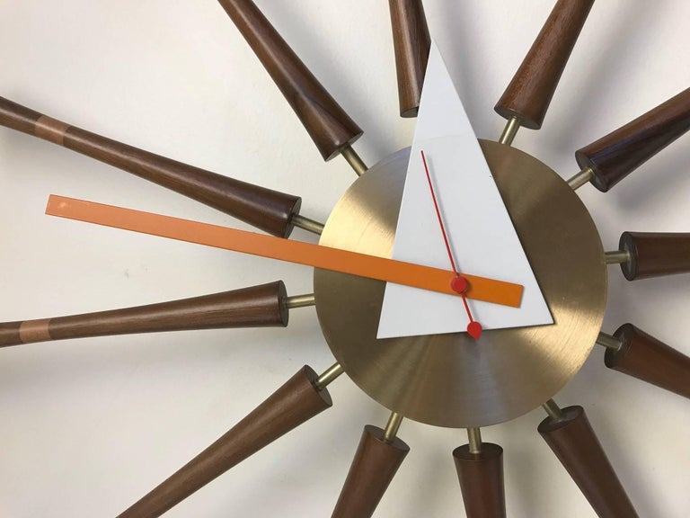Nelson Spindle Clock at 1stDibs