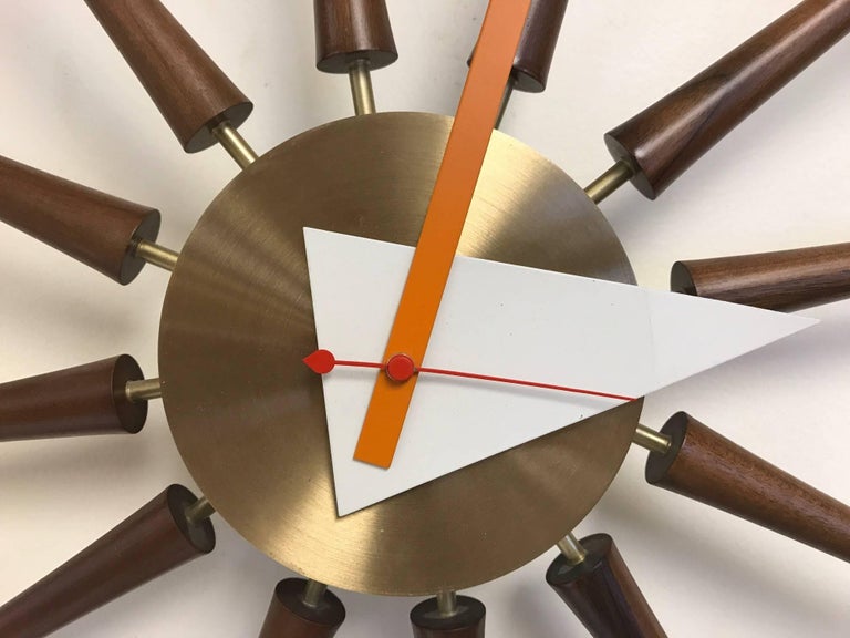 Nelson Spindle Clock at 1stDibs