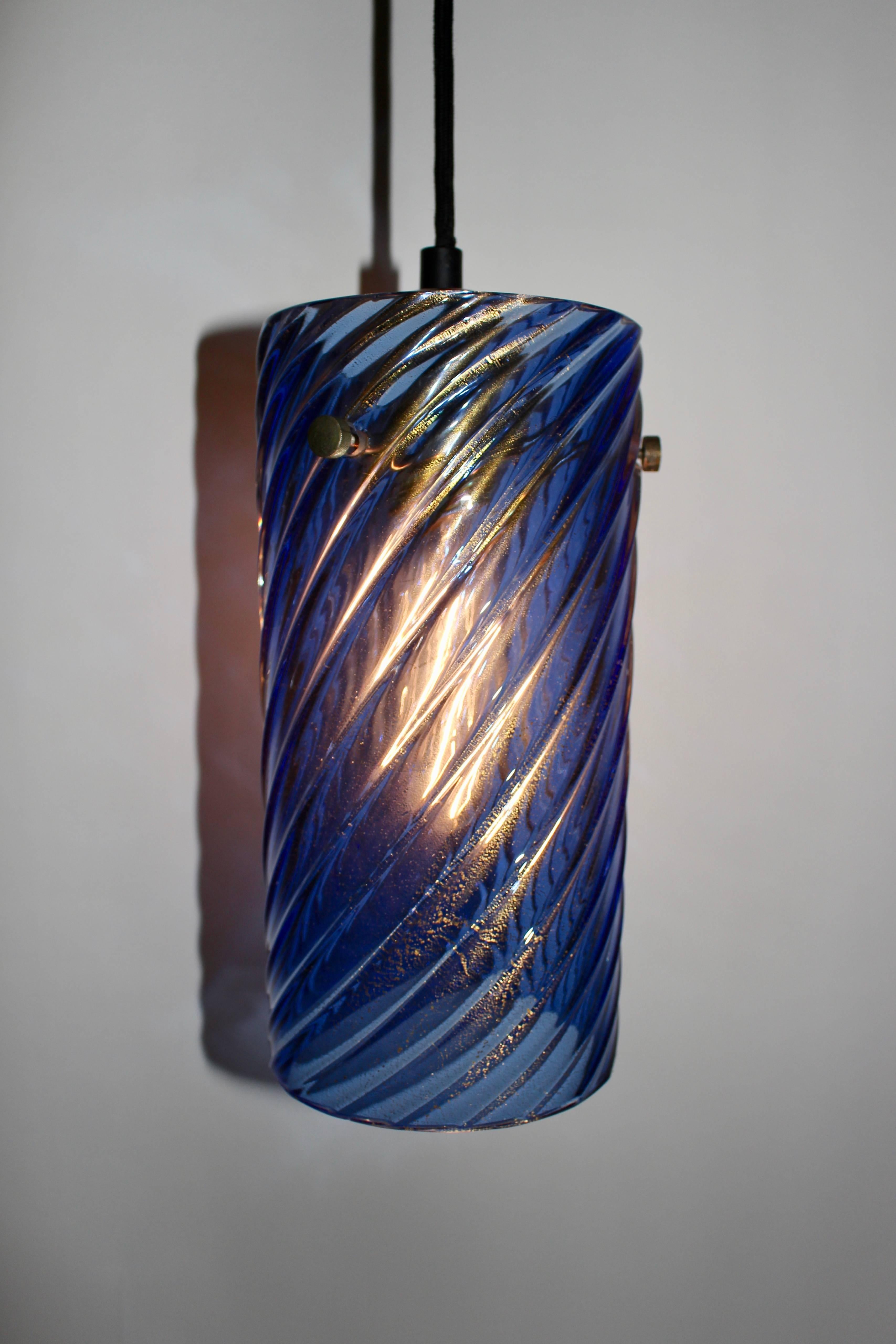 blue glass ornaments