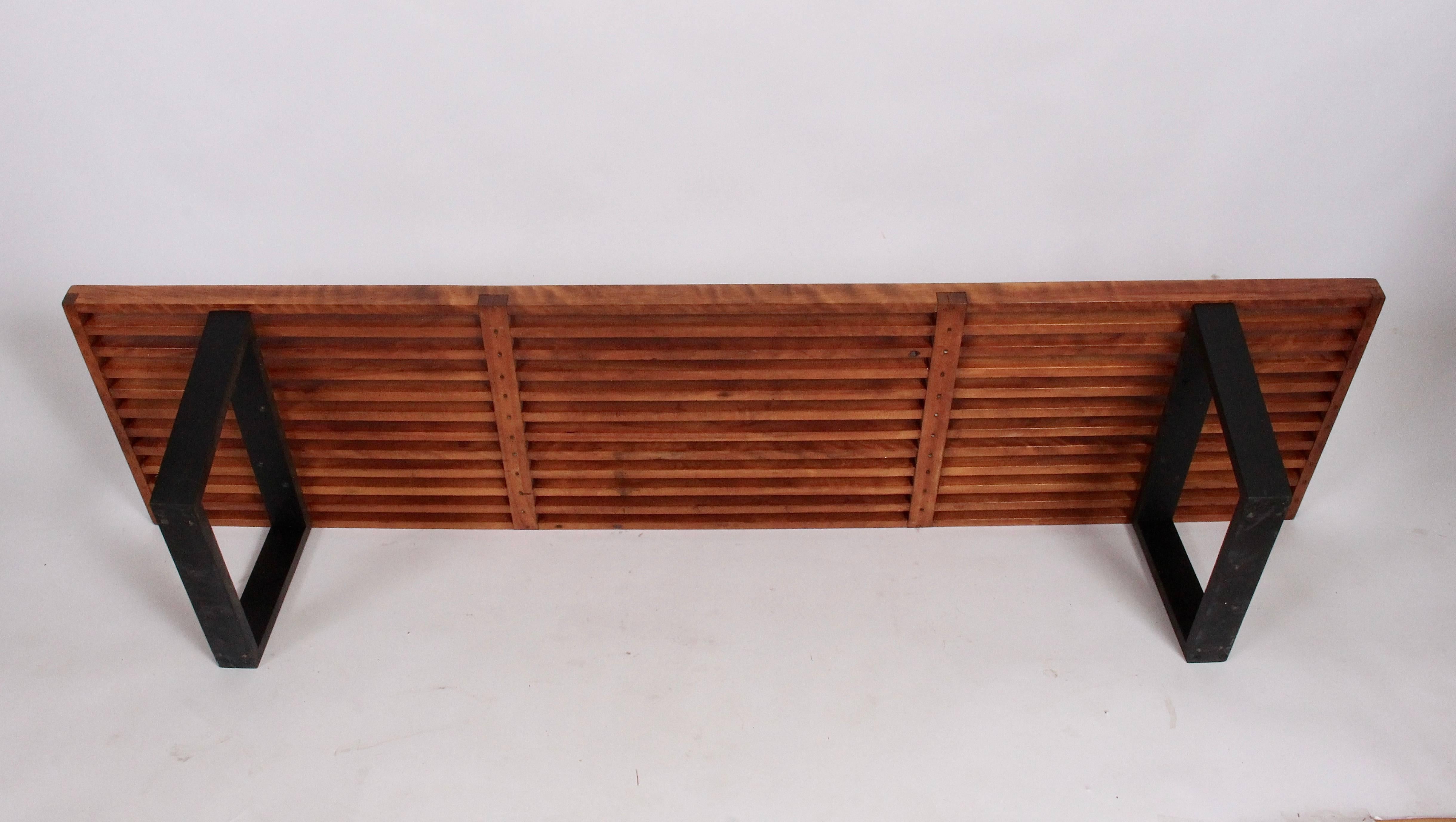 Mid-20th Century George Nelson for Herman Miller Maple Six Foot Bench, Coffee Table, Circa 1960s