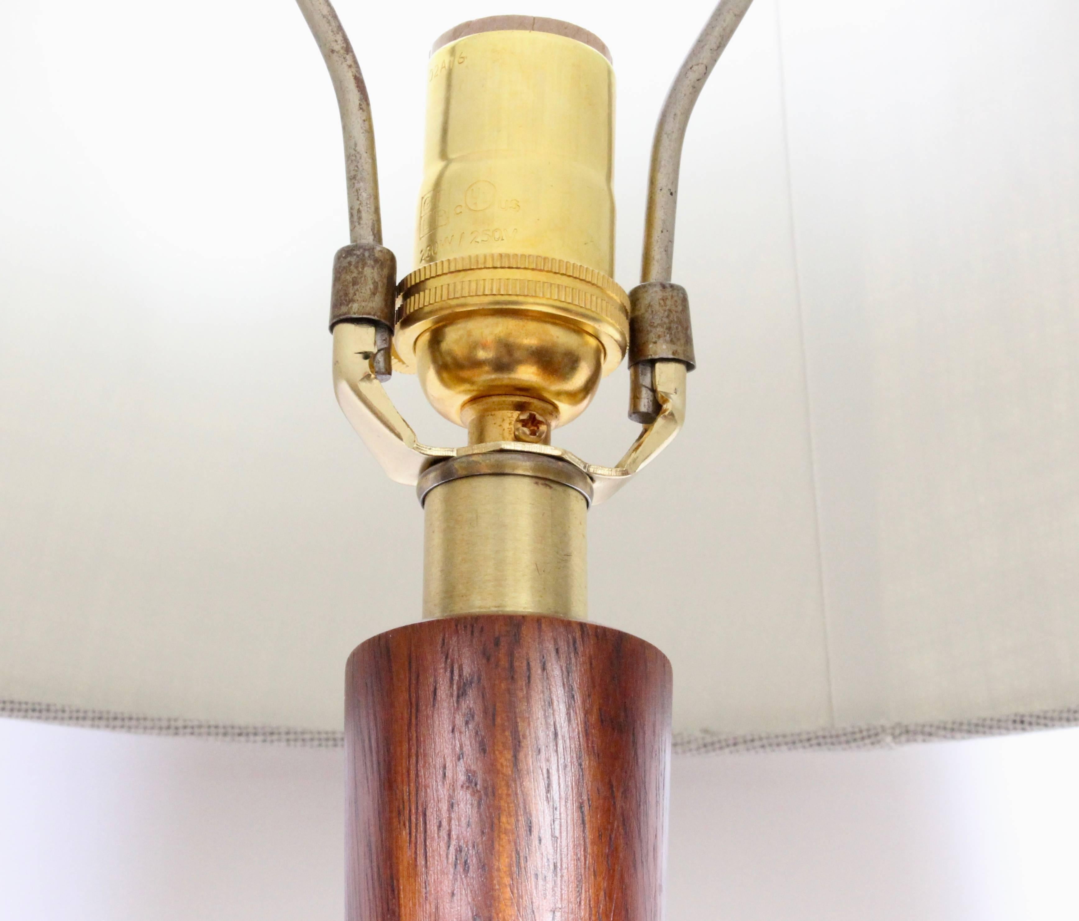 Mid-Century Modern Phillip Lloyd Powell Style Solid Walnut Floor Lamp, 1960s