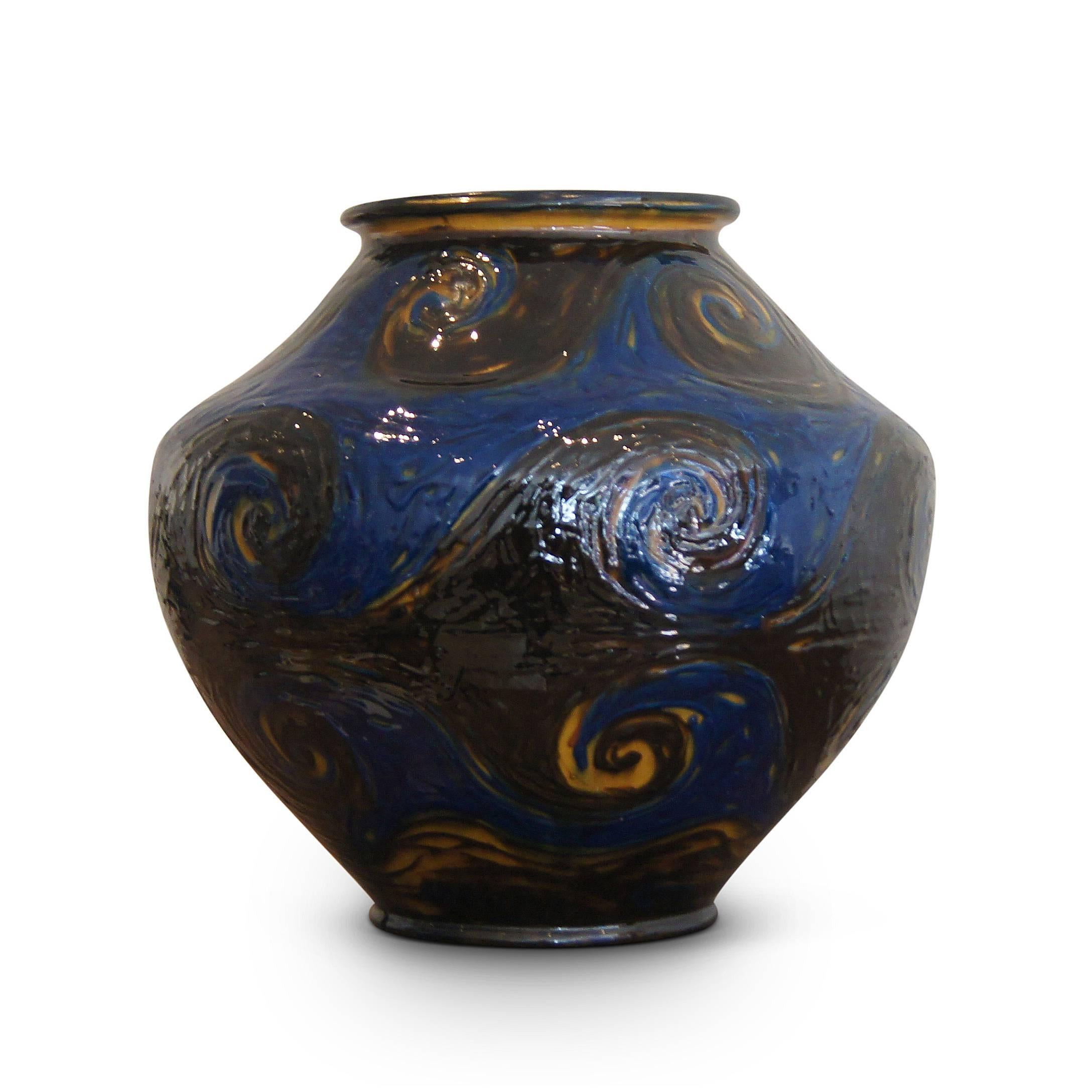 Extraordinary Monumental Vase by Jens Thirslund for Kähler For Sale