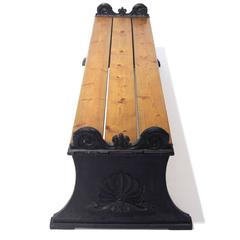 "Parkbänk Nr. 1" Bench in Cast Iron by Folke Bensow for Näfveqvarns Bruk