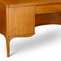 Kneehole Desk in Oak by Frits Henningsen