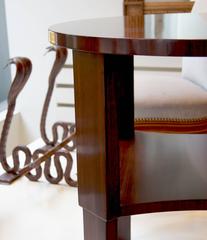 Sculptural Centre or Side Table Brazilian Rosewood by Eugène Printz