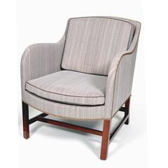 Pair of "Mix" Armchairs in Mahogany by Kaare Klint with Edvard Kindt-Larsen