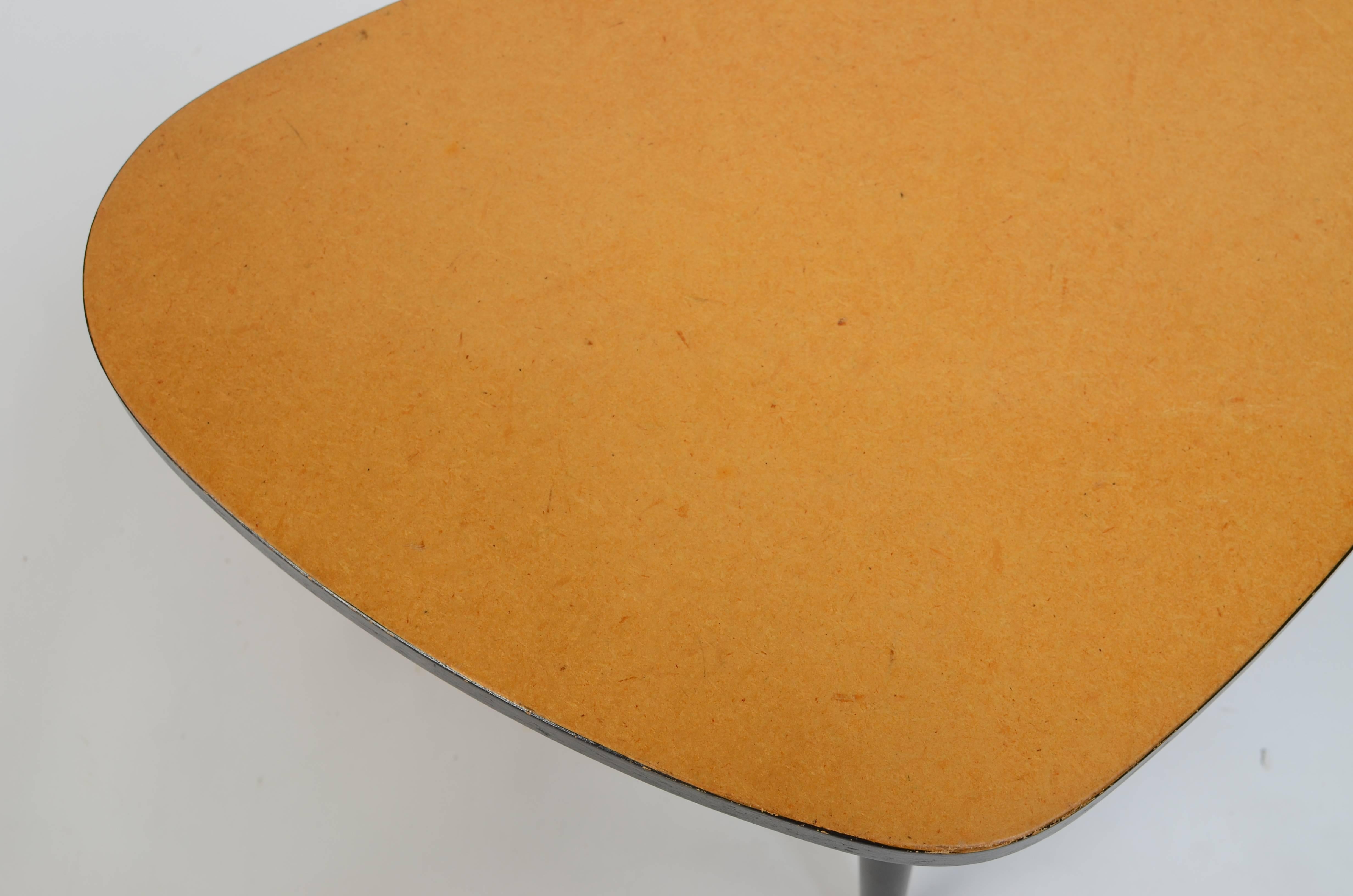 Mid-20th Century Lacquered Cork Side Table by Maruni, Japan, 1955 For Sale