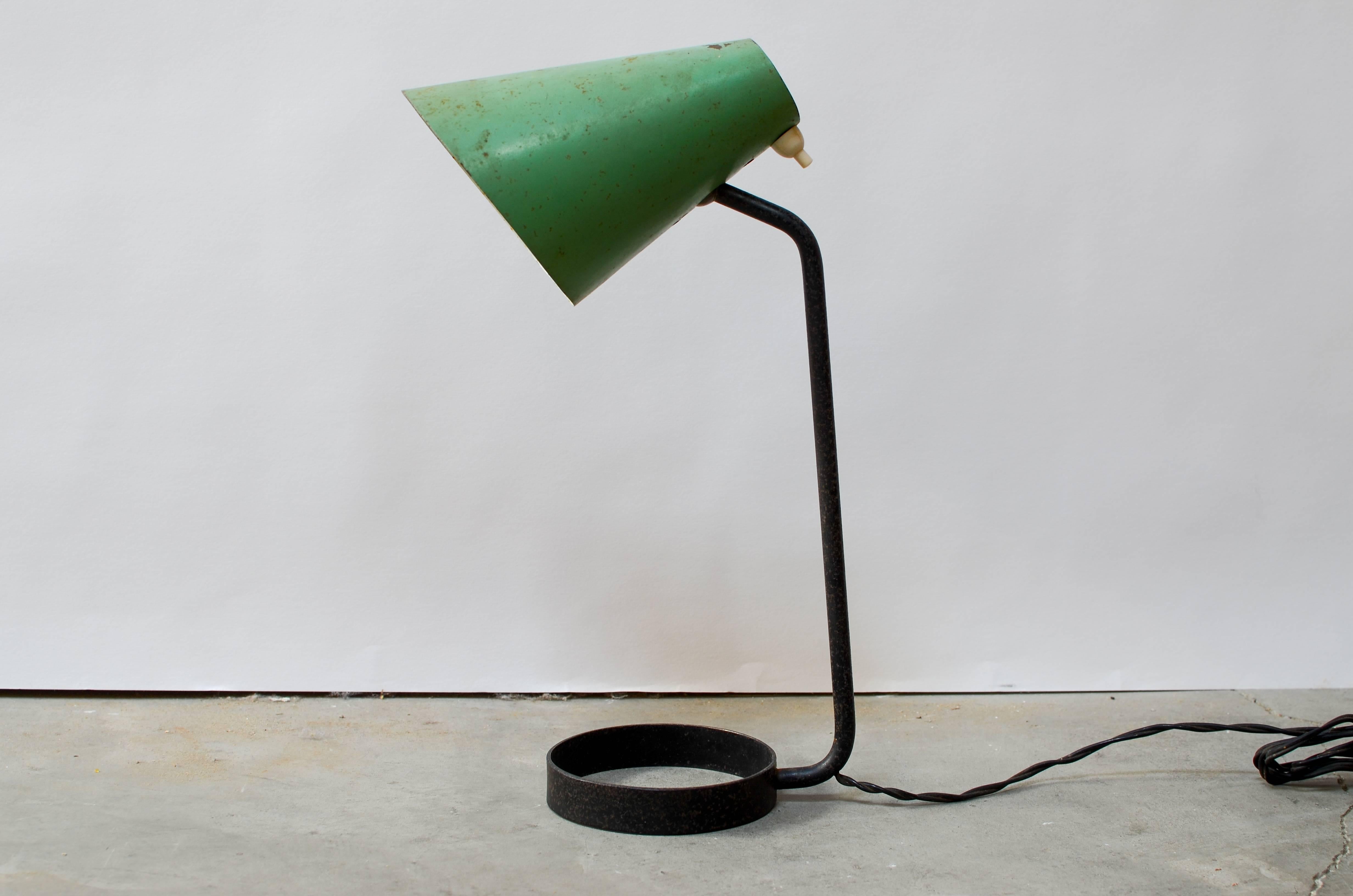 Jacques Biny Table Lamp, France, 1950s In Good Condition For Sale In Berkeley, CA