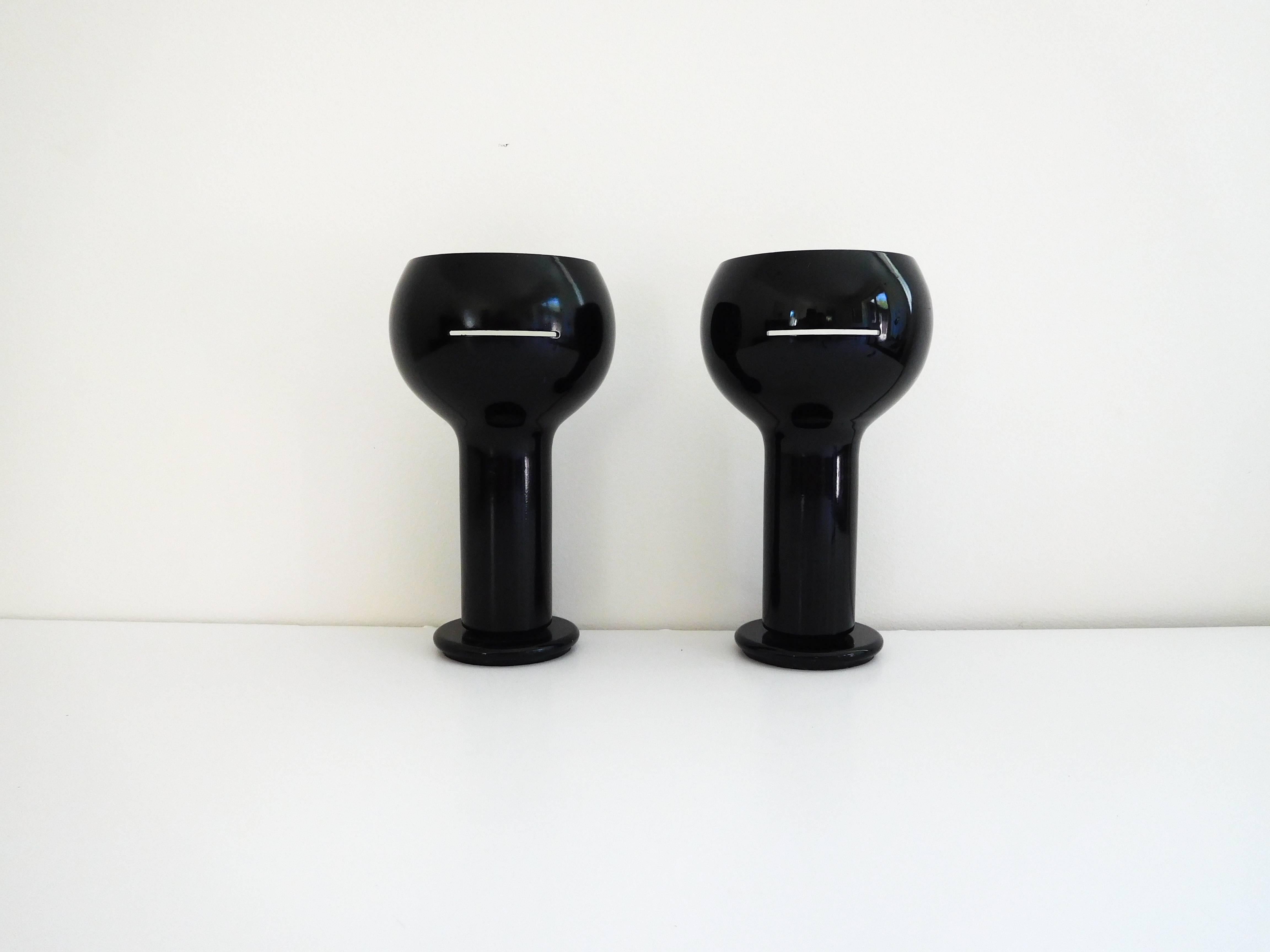 Italian Joe Colombo Flash Table Lamps for O-Luce, 1968 For Sale