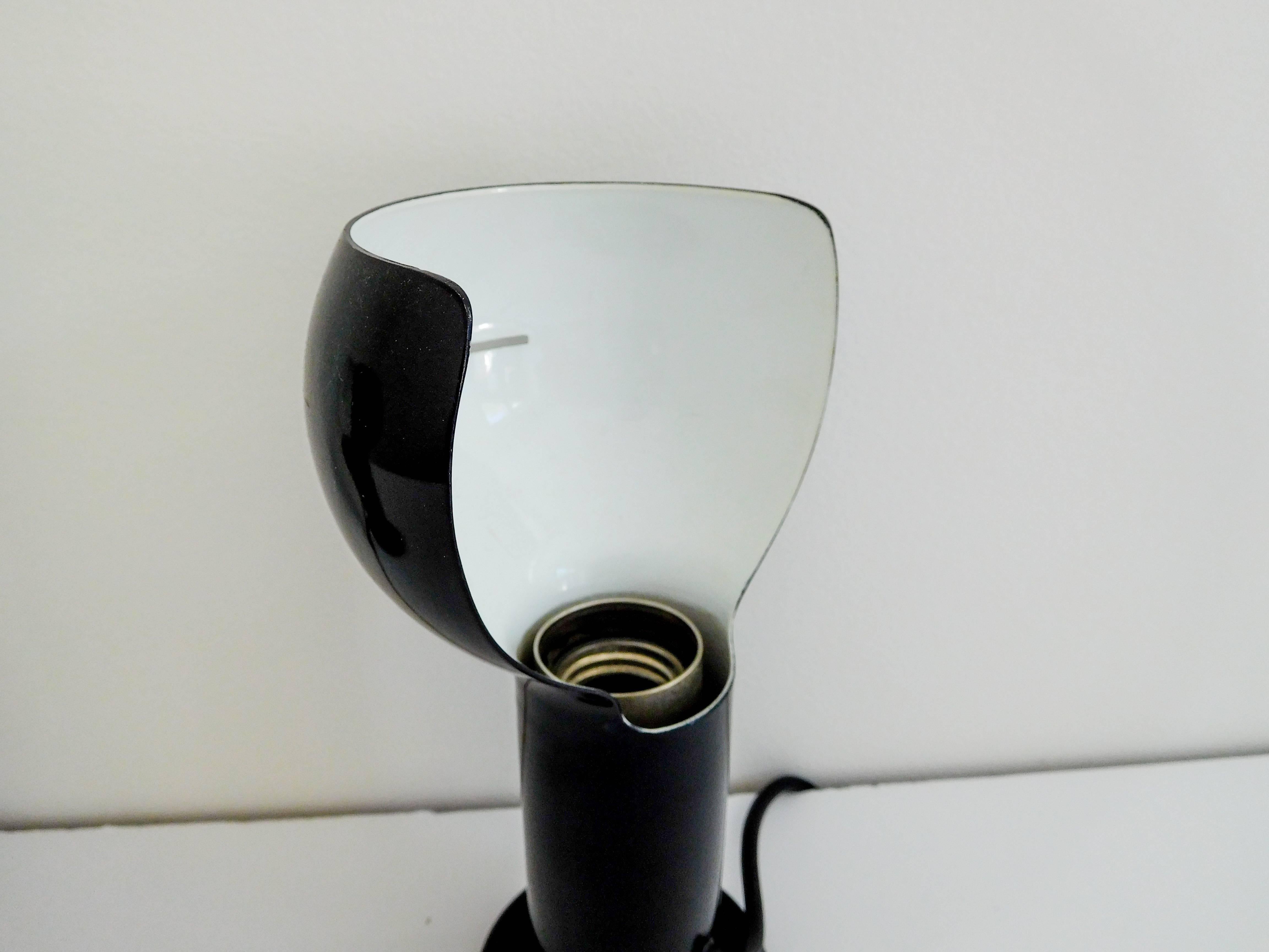 Joe Colombo Flash Table Lamps for O-Luce, 1968 In Excellent Condition For Sale In Berkeley, CA