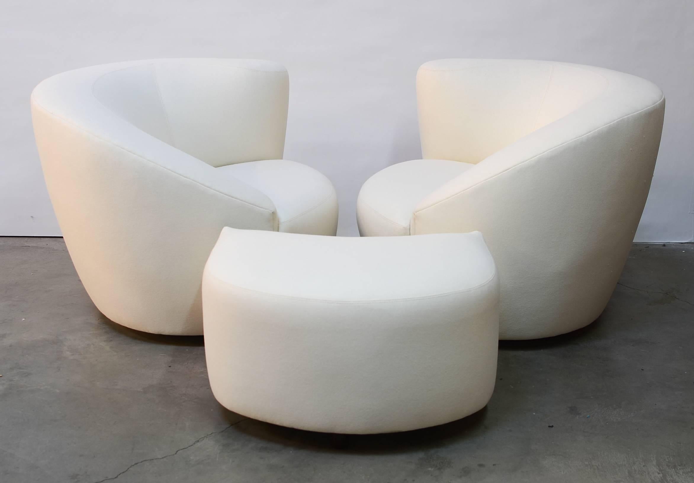 Nautilus Lounge Chairs by Vladimir Kagan 1