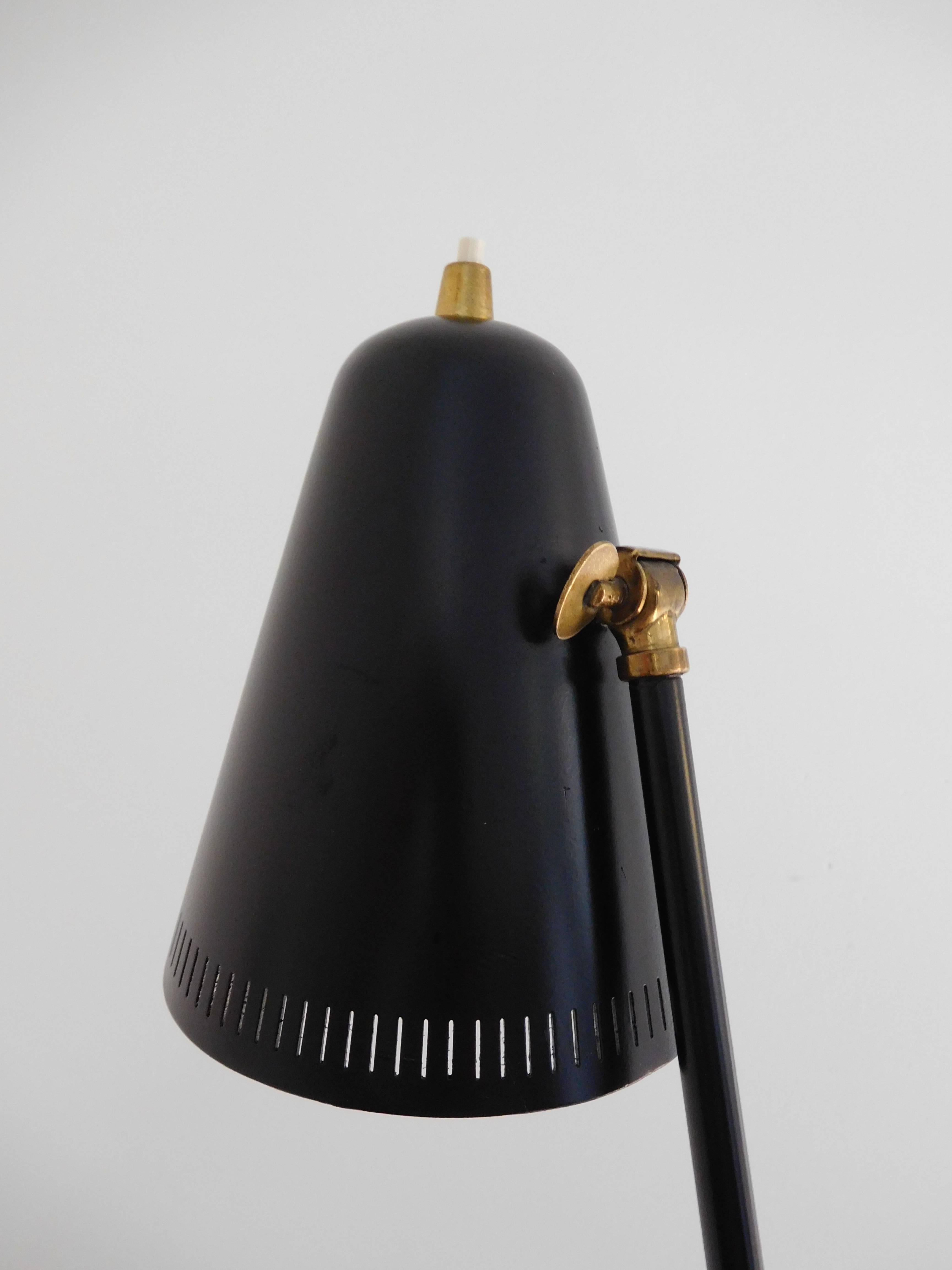 Dutch Svend Aage Holm Sorensen Rare Floor Lamp, 1950s For Sale