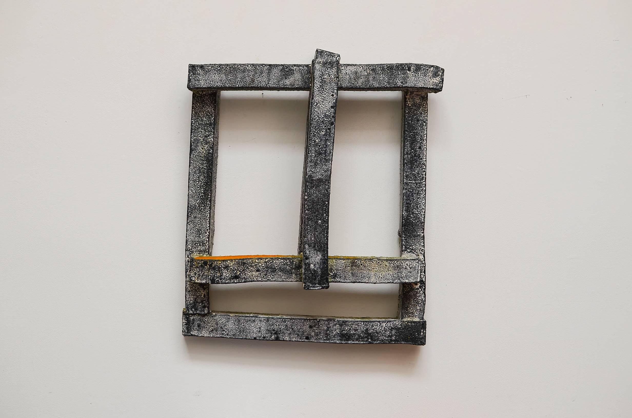Clay Robert Brady Untitled #56 Ceramic Wall Sculpture, 2005 For Sale