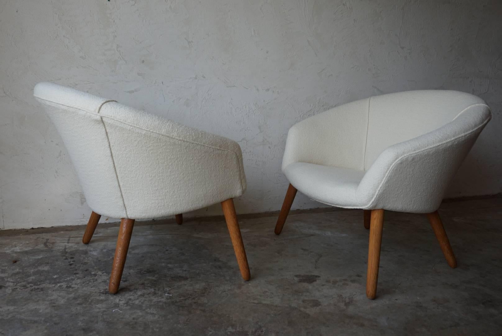 Danish Nanna Ditzel AP 26 Lounge Chairs, 1953 For Sale