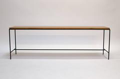 Paul McCobb Iron and Maple Planner Group Bench