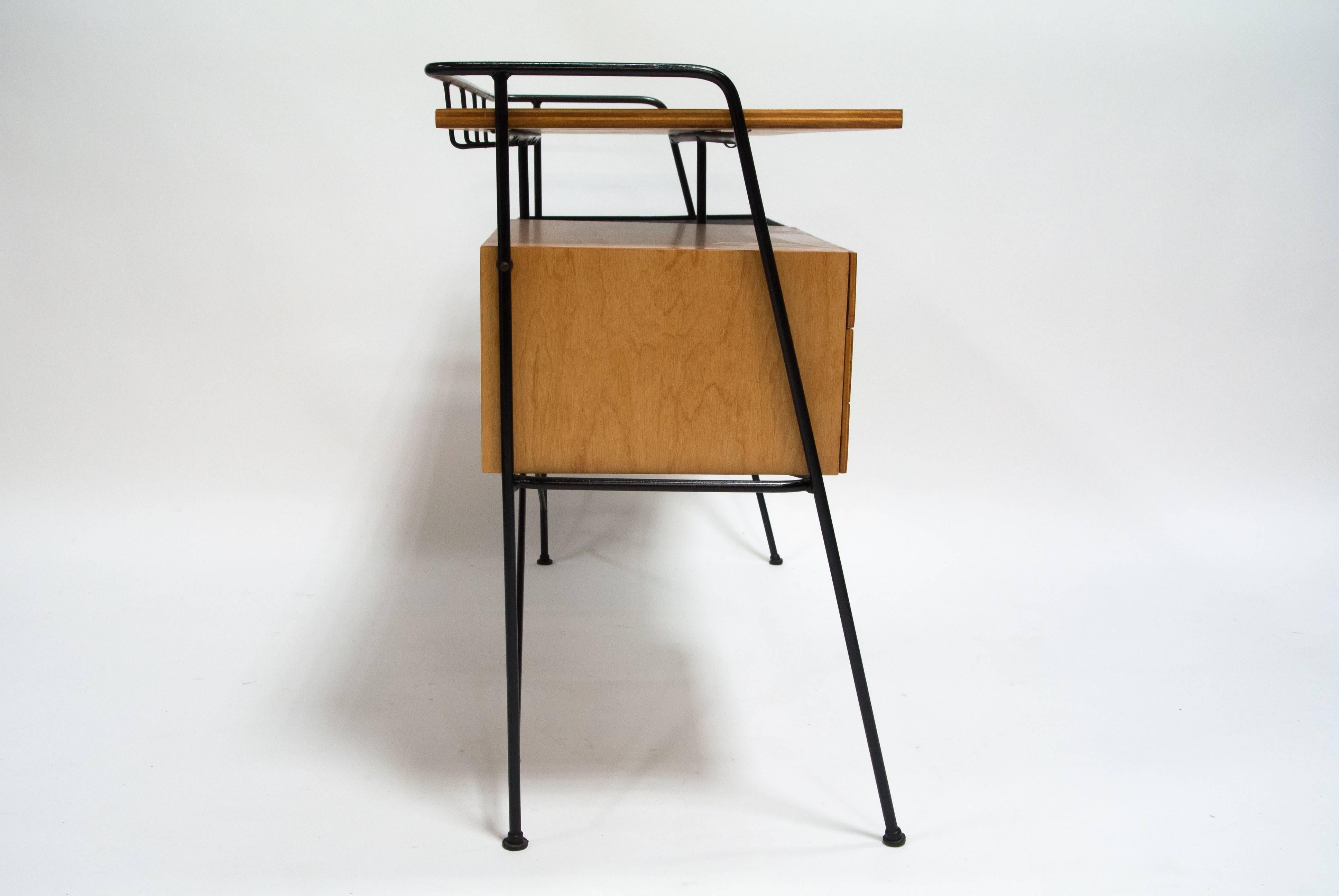Mid-20th Century Arthur Umanoff Iron Desk for The Elton Company For Sale