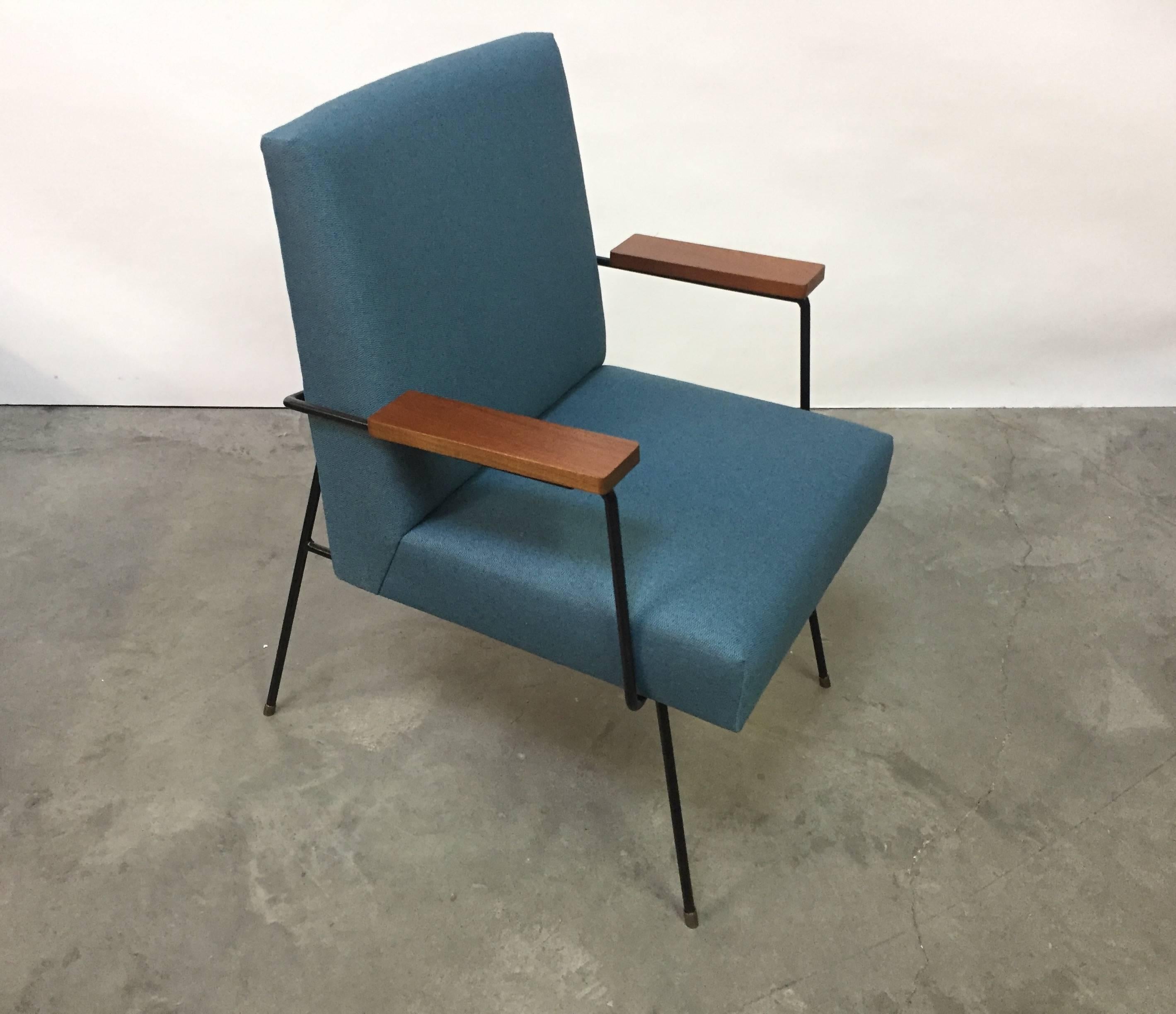 California Modern Iron Armchair For Sale 1