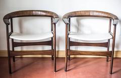 Exquisite Arne Hovmand Olsen Armchairs, 1950s, Denmark