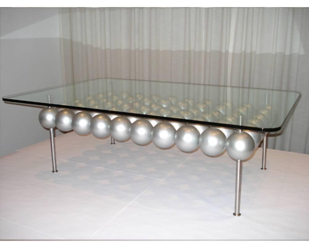 Silverball Coffee Table by Diego Matthai In Excellent Condition For Sale In 0, Cuauhtemoc