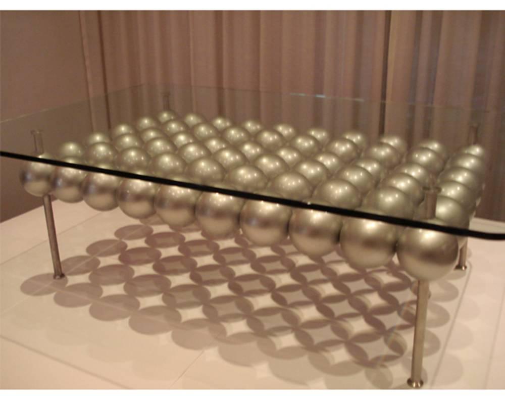Silverball Coffee Table by Diego Matthai For Sale 2