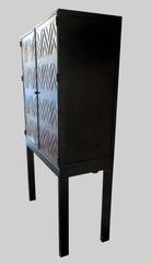One of a Kind Mexican Contemporary Tall Cabinet in Steel and Copper