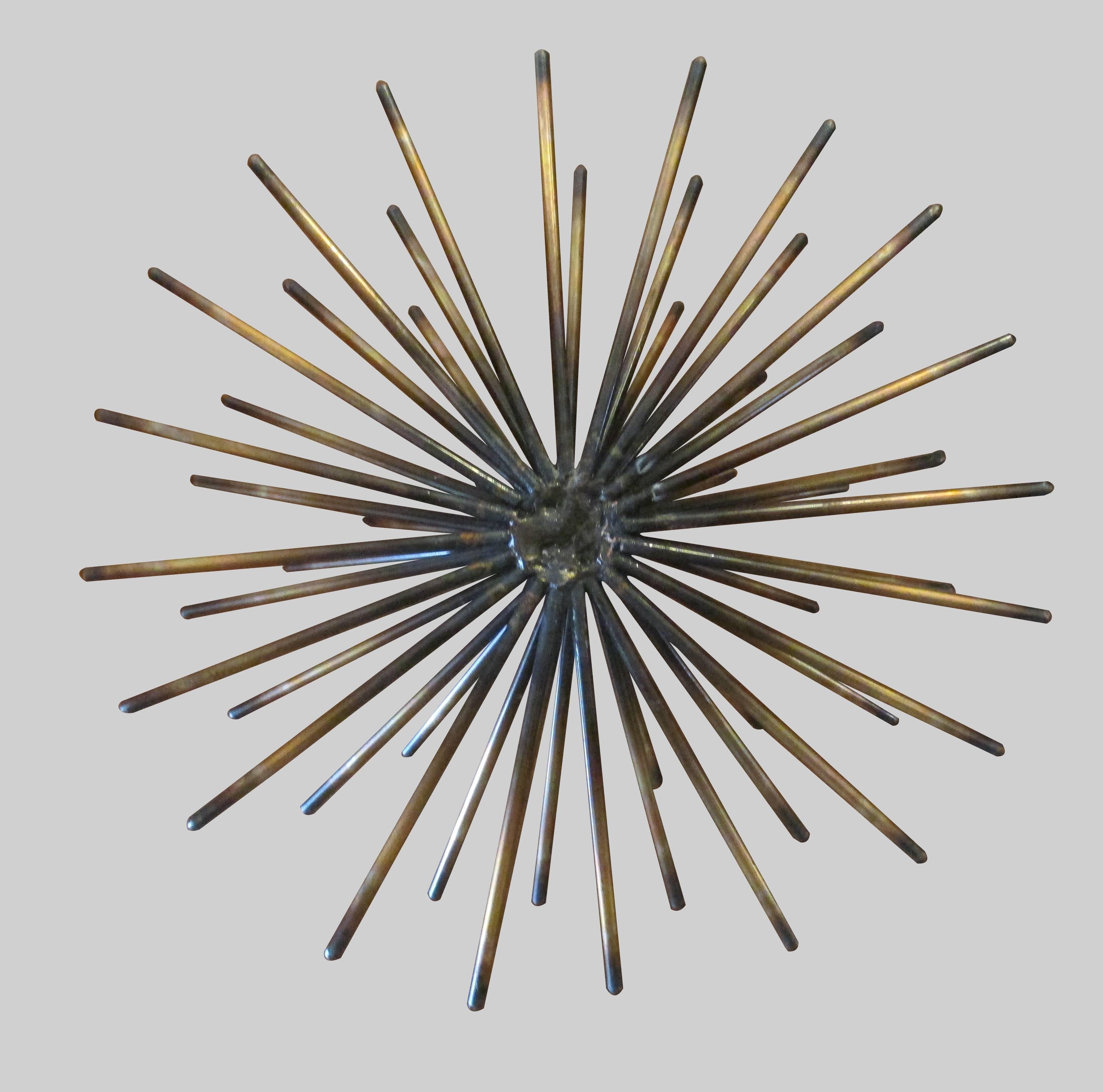 Mid-Century Modern Pair of Urchin Sculptures by Curtis Jere, 1970s For Sale