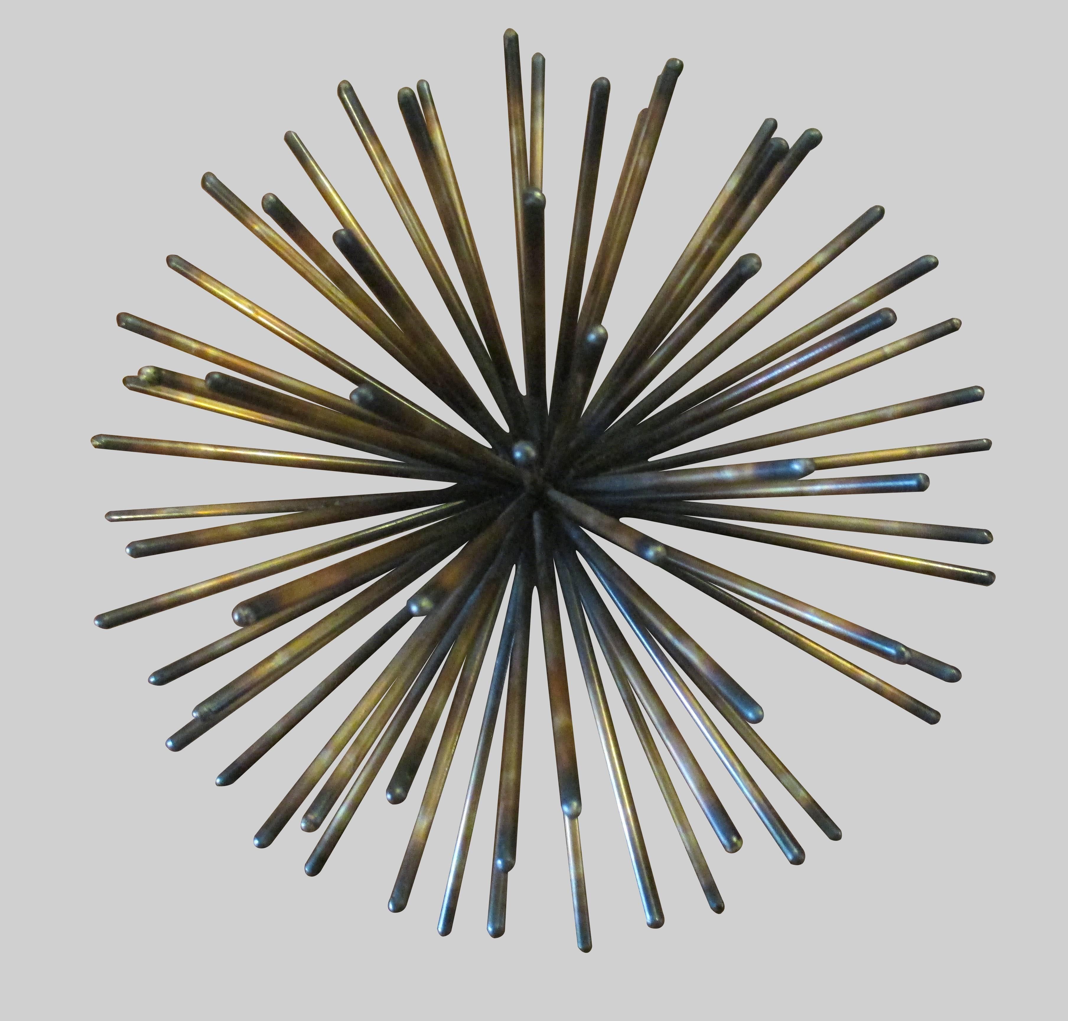 Mexican Pair of Urchin Sculptures by Curtis Jere, 1970s For Sale