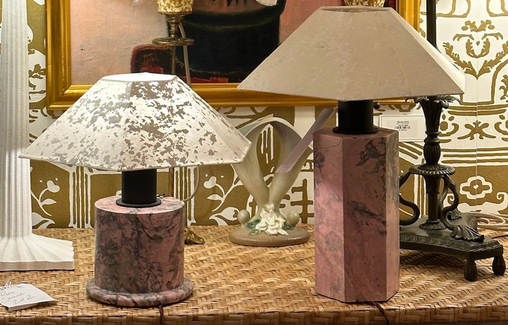 TK Rhodonite Table Lamps For Sale