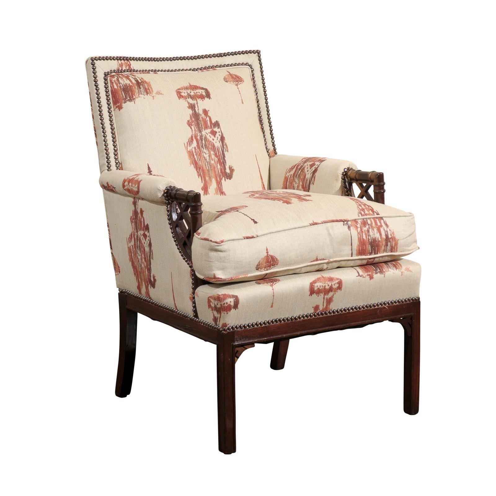 Chinese Chippendale Armchair