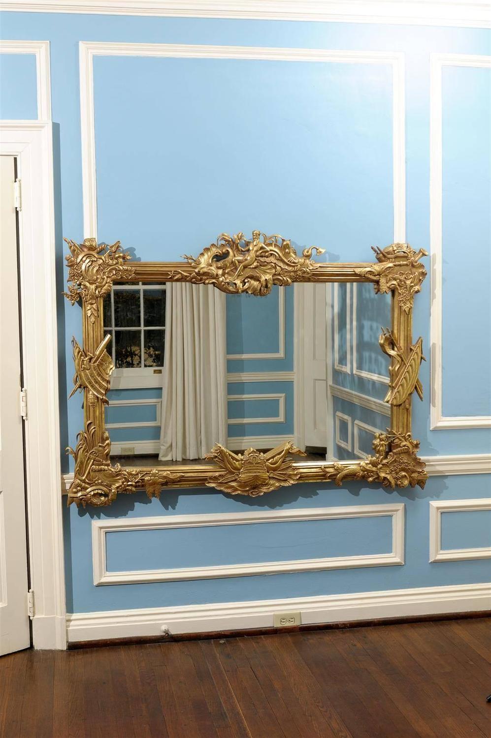 Neptune Mirror For Sale at 1stdibs