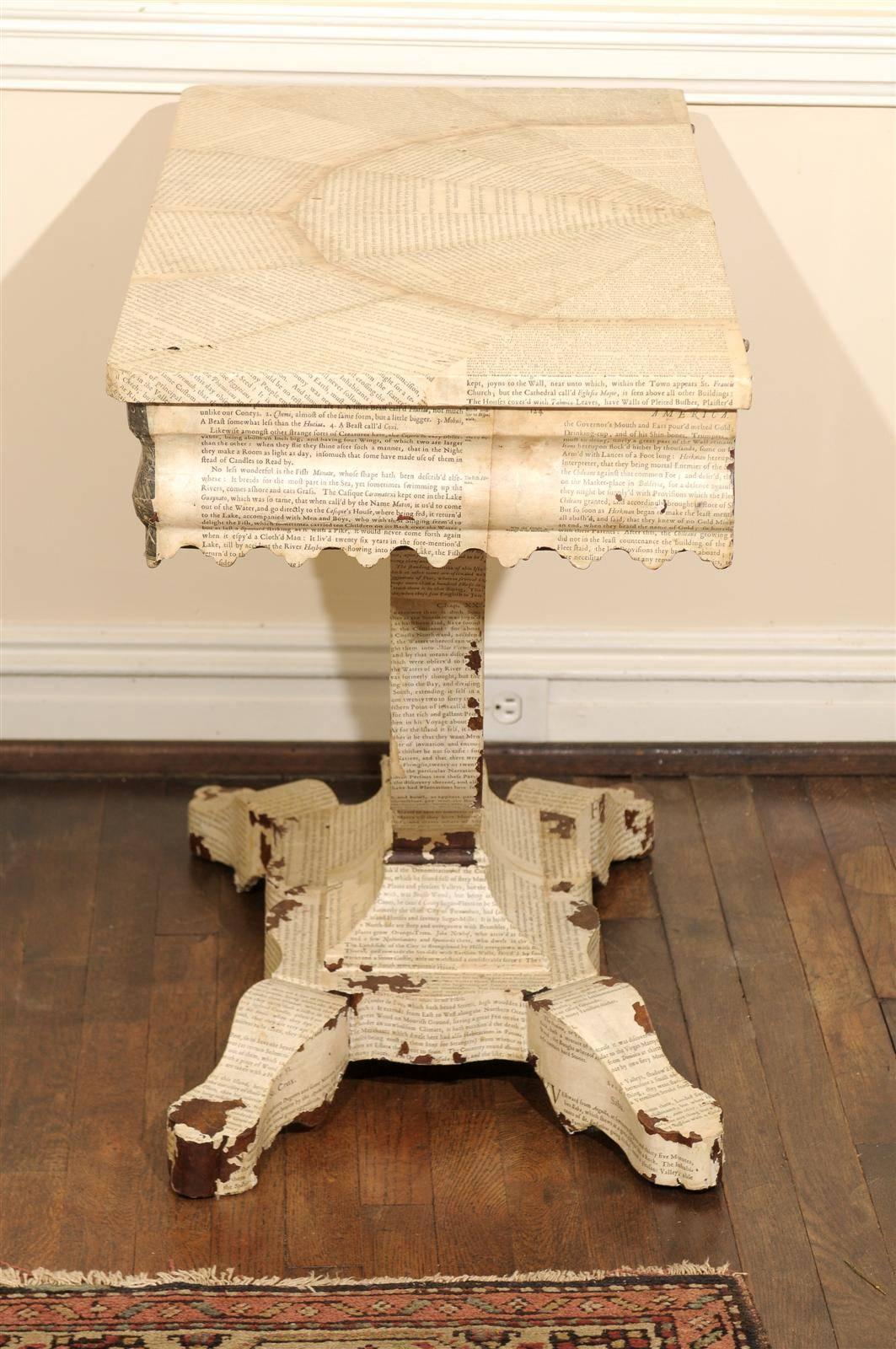 American Empire Decoupage Table 3